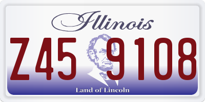 IL license plate Z459108