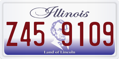 IL license plate Z459109
