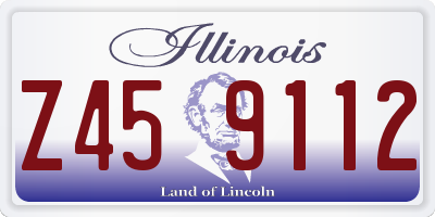 IL license plate Z459112