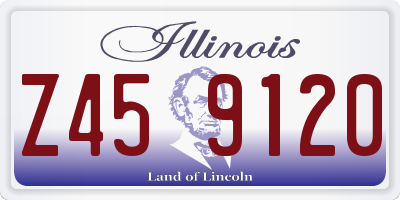 IL license plate Z459120
