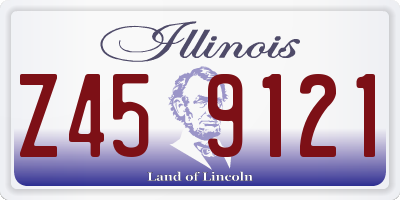 IL license plate Z459121