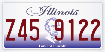 IL license plate Z459122