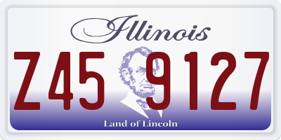 IL license plate Z459127