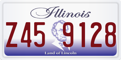 IL license plate Z459128