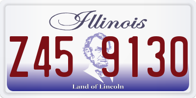 IL license plate Z459130