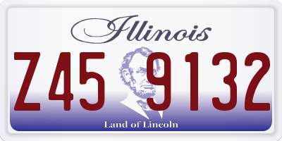IL license plate Z459132