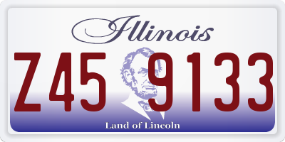 IL license plate Z459133