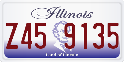 IL license plate Z459135