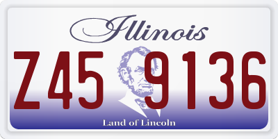 IL license plate Z459136