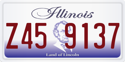 IL license plate Z459137