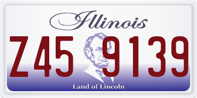 IL license plate Z459139