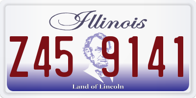 IL license plate Z459141