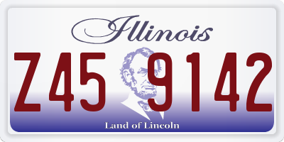 IL license plate Z459142