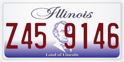 IL license plate Z459146