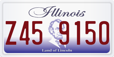 IL license plate Z459150