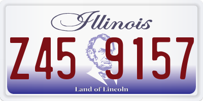 IL license plate Z459157