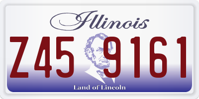 IL license plate Z459161