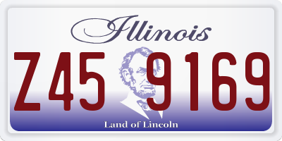 IL license plate Z459169