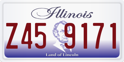IL license plate Z459171