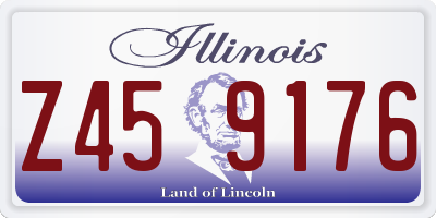 IL license plate Z459176