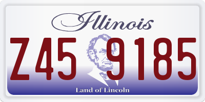 IL license plate Z459185