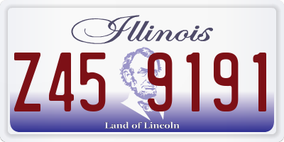 IL license plate Z459191