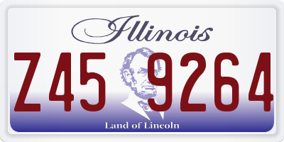 IL license plate Z459264