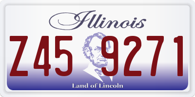 IL license plate Z459271