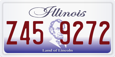 IL license plate Z459272