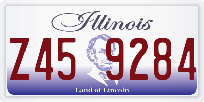 IL license plate Z459284