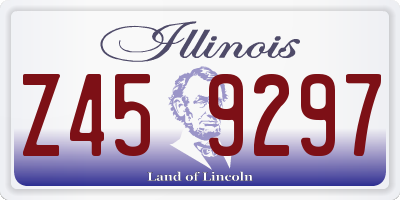 IL license plate Z459297