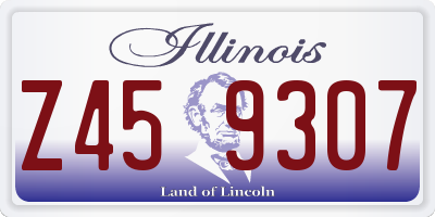 IL license plate Z459307
