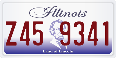 IL license plate Z459341