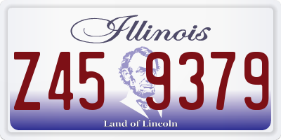 IL license plate Z459379