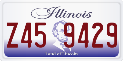 IL license plate Z459429