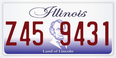 IL license plate Z459431