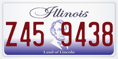 IL license plate Z459438