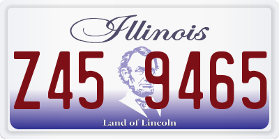 IL license plate Z459465