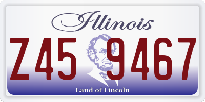 IL license plate Z459467
