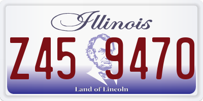 IL license plate Z459470