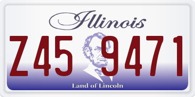 IL license plate Z459471