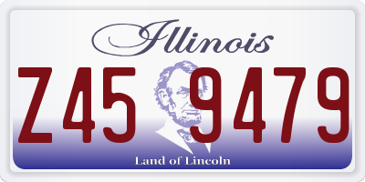IL license plate Z459479