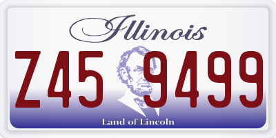 IL license plate Z459499