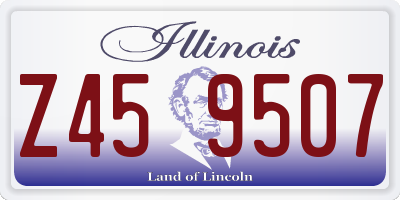 IL license plate Z459507
