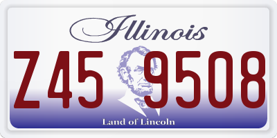 IL license plate Z459508