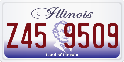 IL license plate Z459509