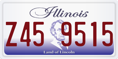 IL license plate Z459515