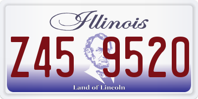 IL license plate Z459520
