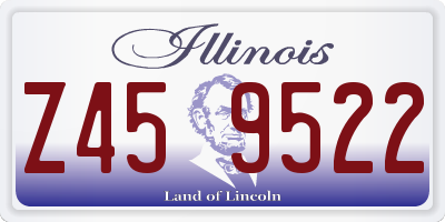 IL license plate Z459522