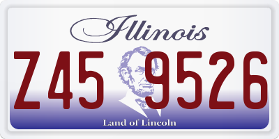 IL license plate Z459526